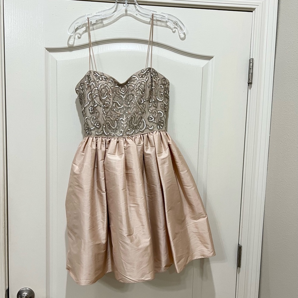 Aidan Mattox A-Line Sweetheart Tulle Short Dresses